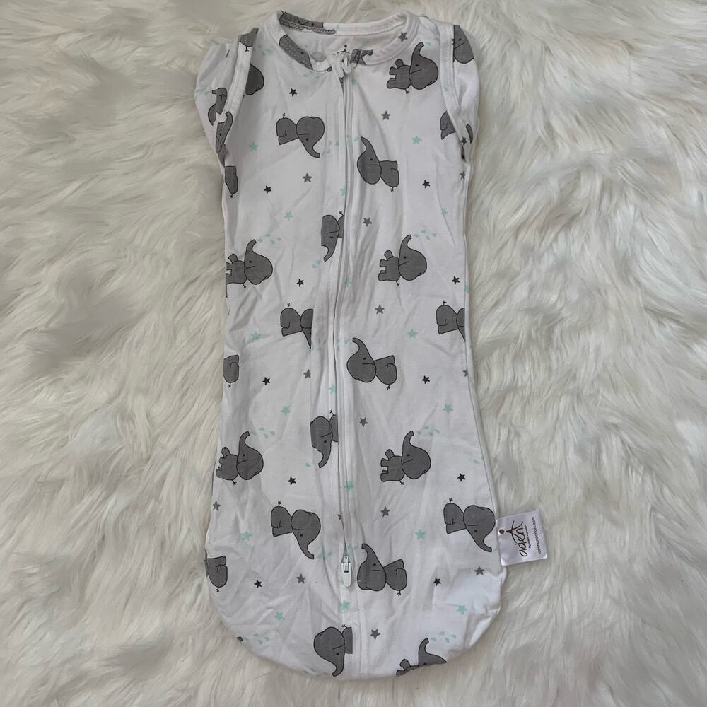 Aden Aden & Anais newborn convertible sleep sack